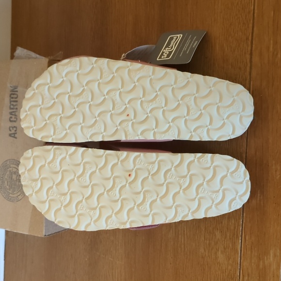 Birkenstock Siena Pink Leather Soft Footbed Sandals Women's Size 7 Euro … - Picture 6 of 8